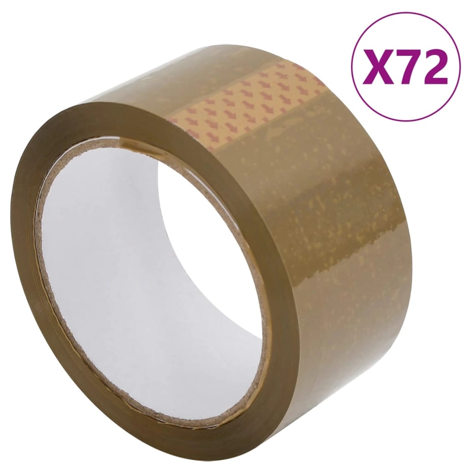 vidaXL Paketklebeband 72 Stk Braun 48 mm x 66 m 4012394 günstig online kaufen