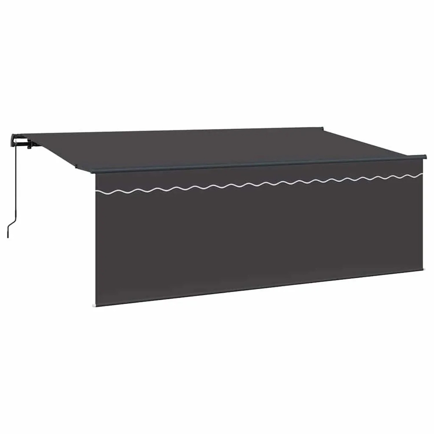 vidaXL Einziehbare Markise Anthrazit 350 x 200 cm 3329658_6