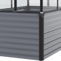 Vitavia Unterbau Gaia Jumbo, Granit-Schwarz, für Hochbeete. Erhöht das Frühbeet und ermöglicht rückenschonendes Gärtnern.