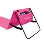 2er Set 24MOVE Strandmatte, klappbar mit Rückenlehne und Tasche, rosa.