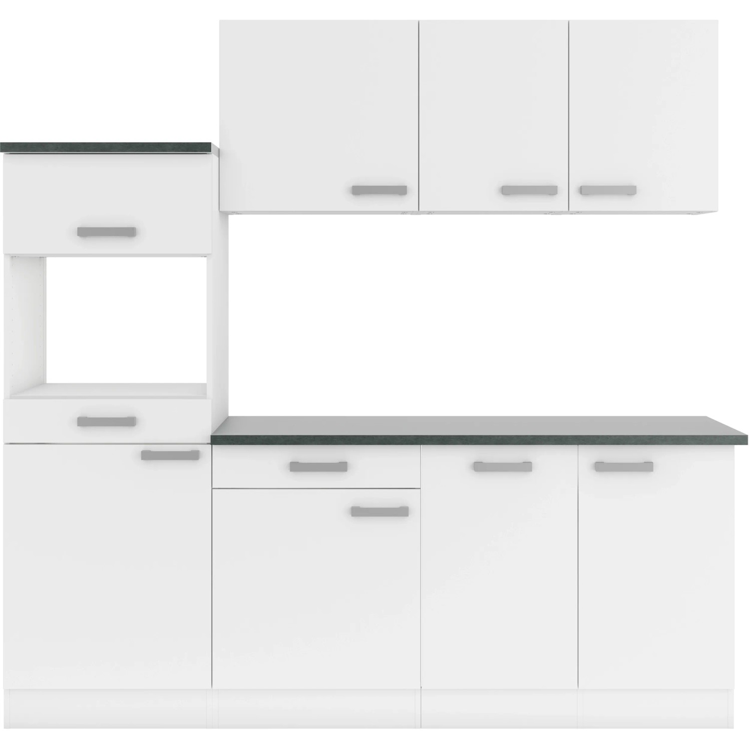 Produktbild von Laclar Küchenzeile 170 Cm - 3 Oberschränke Und 2