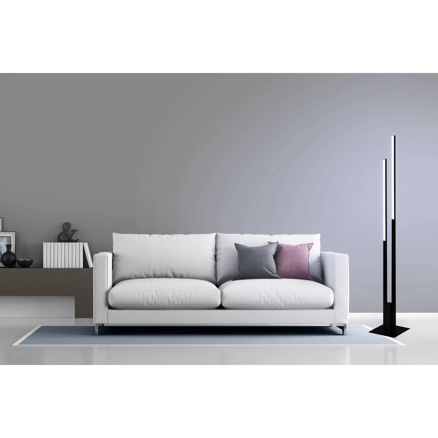 Eglo LED-Stehleuchte Fraioli-Z 2-flammig RGB/CCT 179,5 cm x 17 cm Schwarz_3
