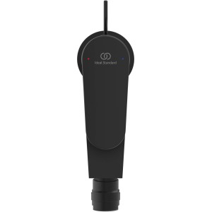 Ideal Standard Cerafine O Bidetarmatur in Schwarz matt für moderne Bäder.