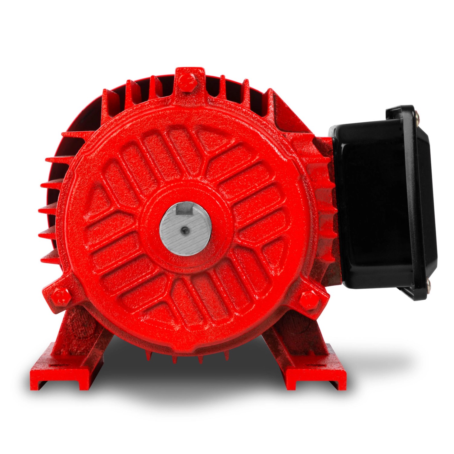 Roter EBERTH Elektromotor 400V, 2,2kW, 2840 U/min. Drehstrommotor für Werkzeugmaschinen und mehr.