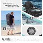 Tectake Stand Up Paddle Board Zenon, aufblasbar, mit Kajak-Sitz und Rucksack. Vielseitiges SUP für Wassersport.