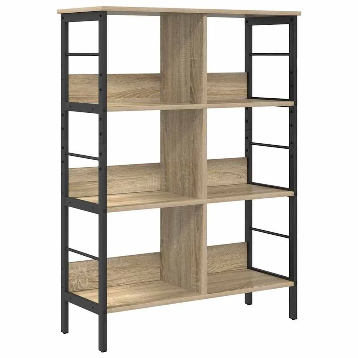 vidaXL Bücherregal Sonoma-Eiche 82 x 32 x 112 cm Holzwerkstoff 883989 günstig online kaufen