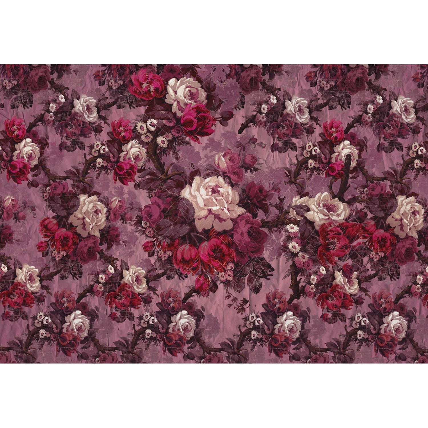 Sanders & Sanders Fototapete Blumen Rosa und Violett 400 x 280 cm 611869