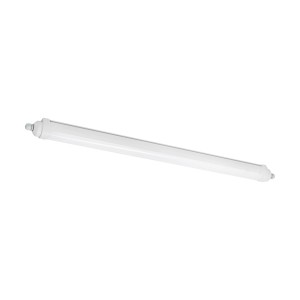 Graue Eglo LED-Wannenleuchte Expert Easy Fix, 109 cm, für Feuchträume und Außenbereiche.
