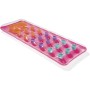 Bestway Luftmatratze, 177x63cm, rosa mit Fenster und farbigen Noppen. Wasserspaß im Sommer!