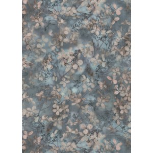 Erismann Vliestapete Play of Light Purity Blau mit floralem Muster.