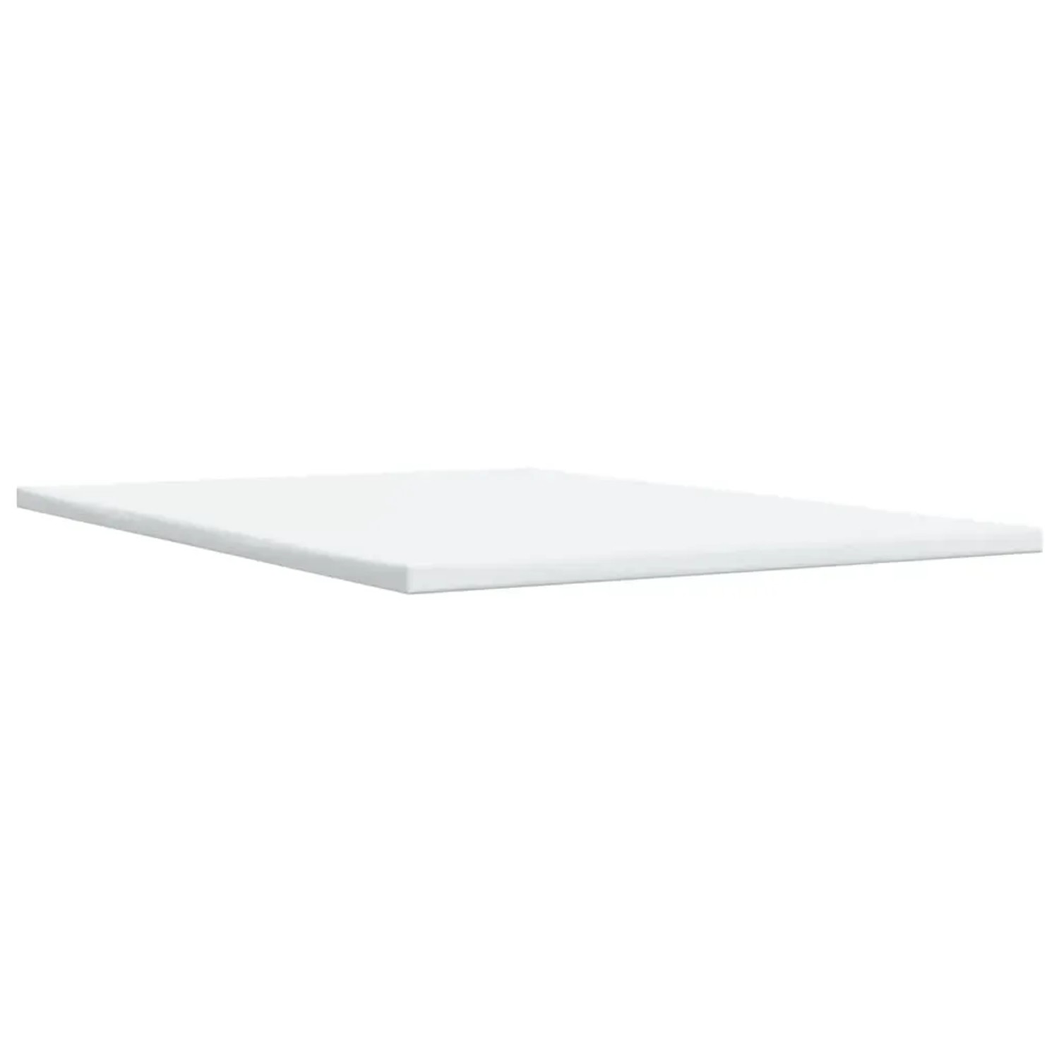 Weiße Matratzenauflage für Boxspringbett 160x200 cm. Komfortable Schlafunterlage.