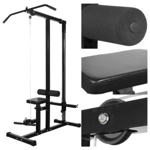 vidaXL Fitnessstation mit Langhantel und Kurzhantel Set 30,5 kg 275355
