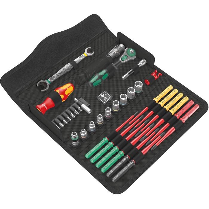 Wera Kraftform Kompakt Zyklop Mini 2 – 27-Piece Socket Wrench Set, Ratcheting, With Case