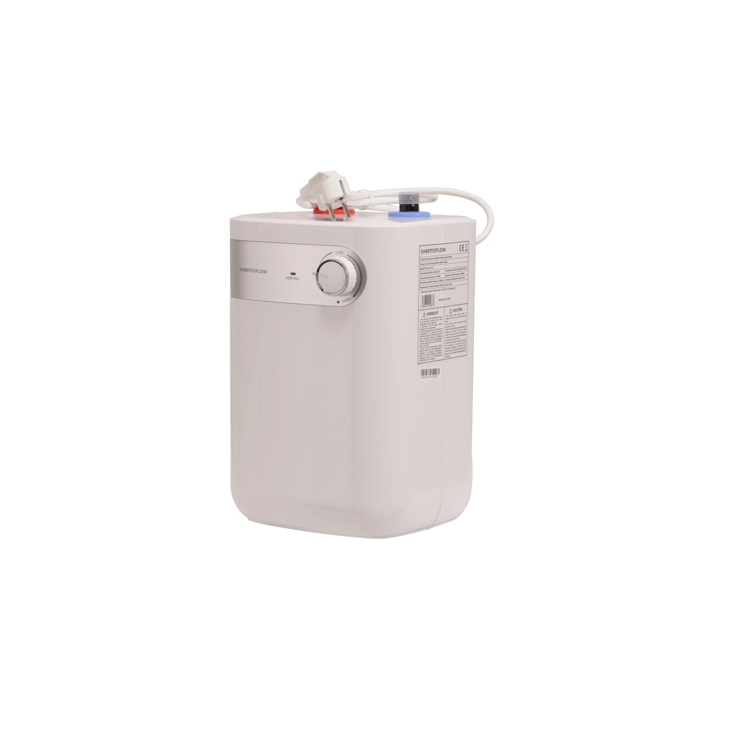 Thermoflow Obertischspeicher DS15O, 15 Liter, druckfest, für Küche oder Waschtisch.