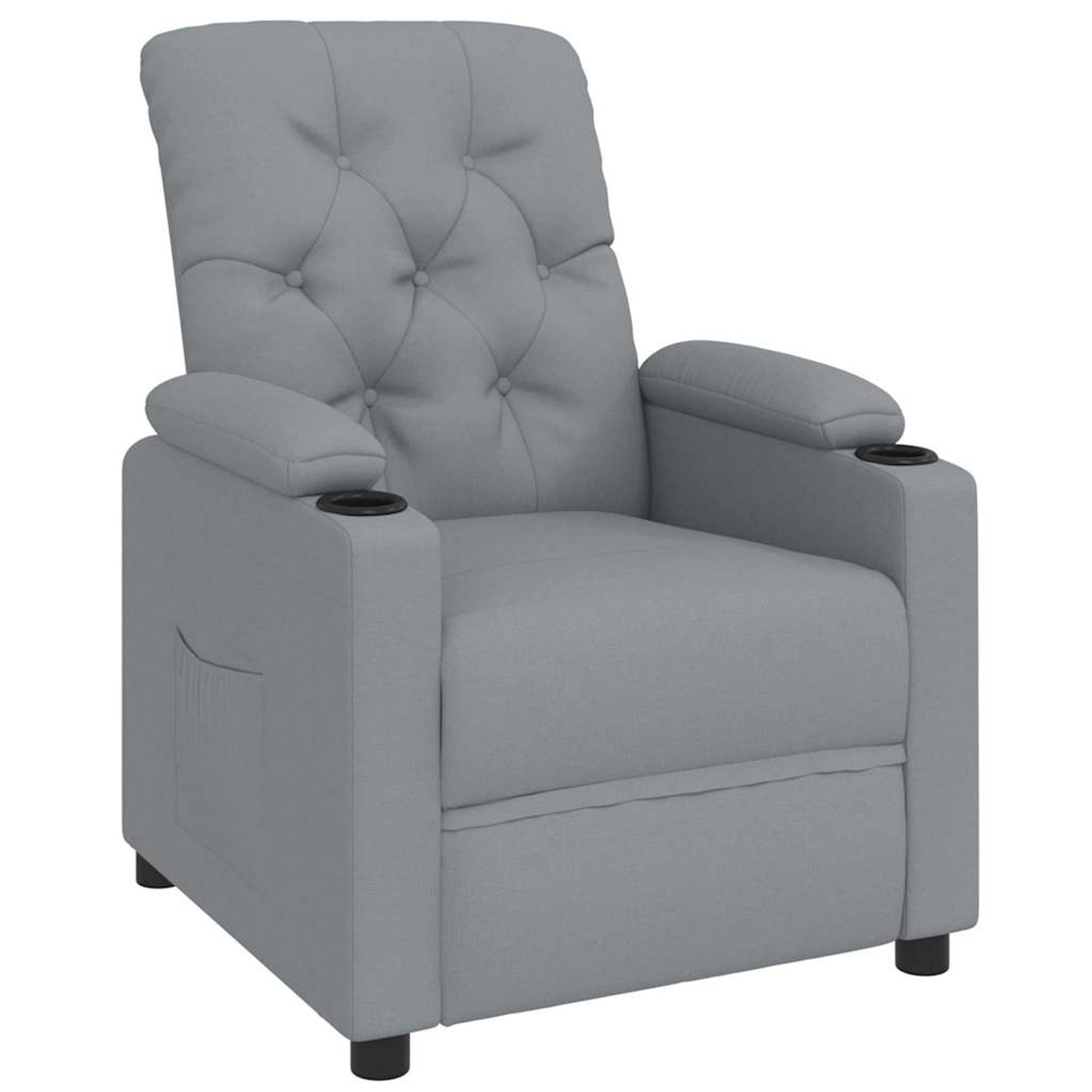 vidaXL Relaxsessel Hellgrau Stoff 352411 günstig online kaufen