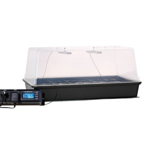 Romberg Maximus Complete 3.0 Zimmergewächshaus mit Heizmatte, Thermostat und Beleuchtung.