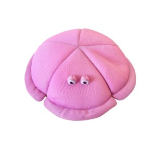 Pinker Westmann Sitzsack Qualle Pool Buddy für Kinder.