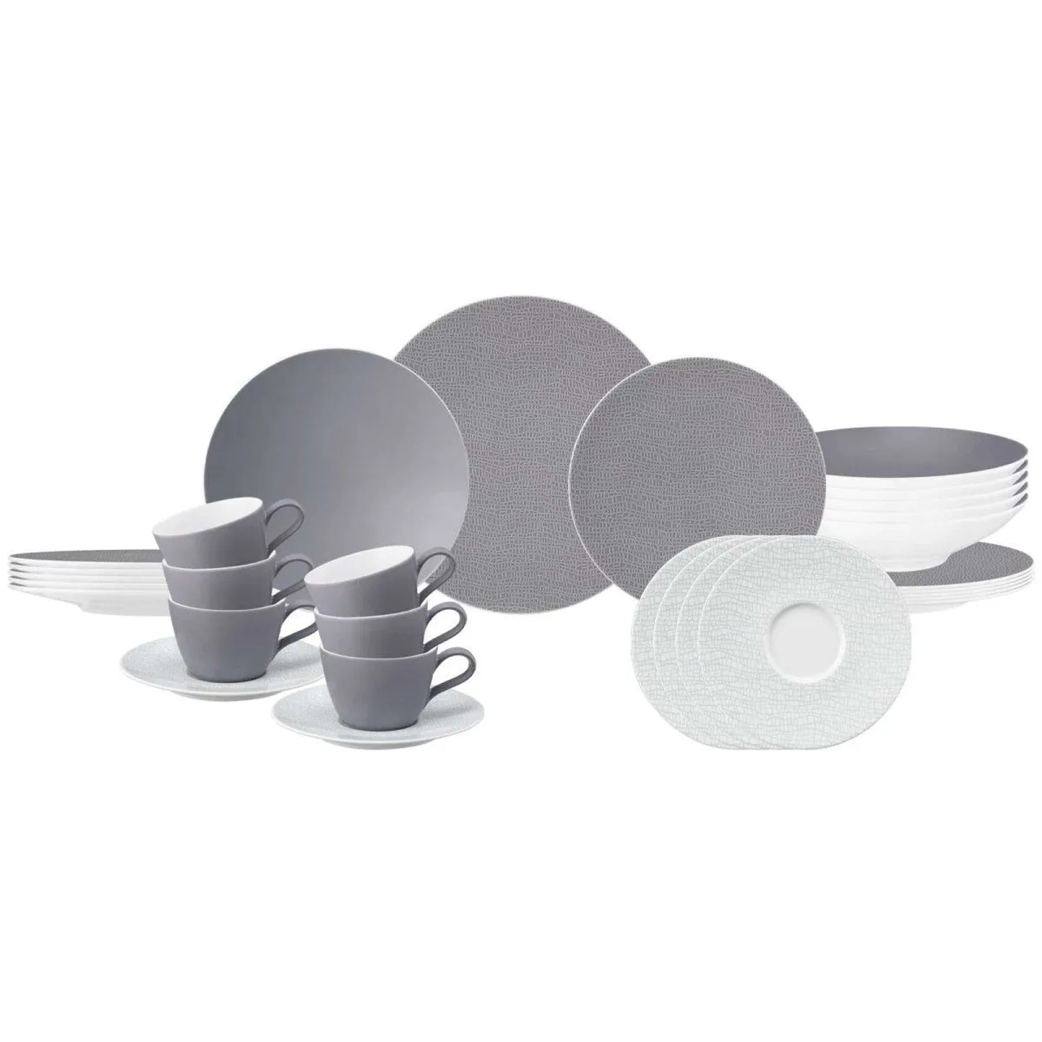 Seltmann Weiden Life Fashion Kombiservice 30-teilig Elegant Grey