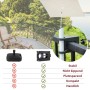 Sekey Balkon Schirmhalter zur Geländerbefestigung, platzsparend und stabil.