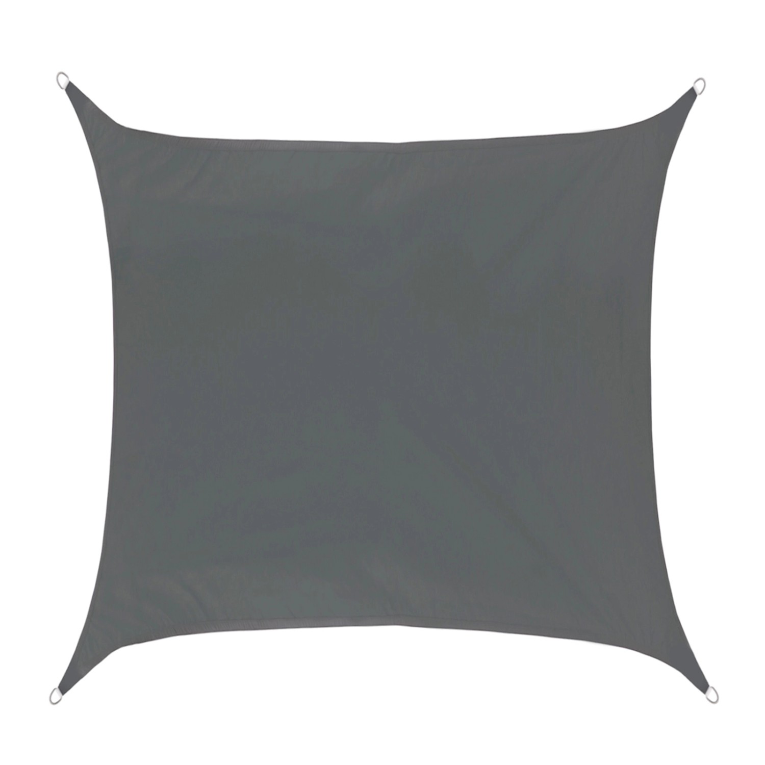 Svita Sonnensegel Viereckig 160g/m² UV50+ Sonnenschutz Dunkelgrau 3x3m günstig online kaufen