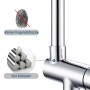 AICA Wasserhahn Faltbare 360° Drehbare Chrom Küchenarmatur 304 Edelstahl Hochdruckfest Mischbatterie Spültischarmatur_6