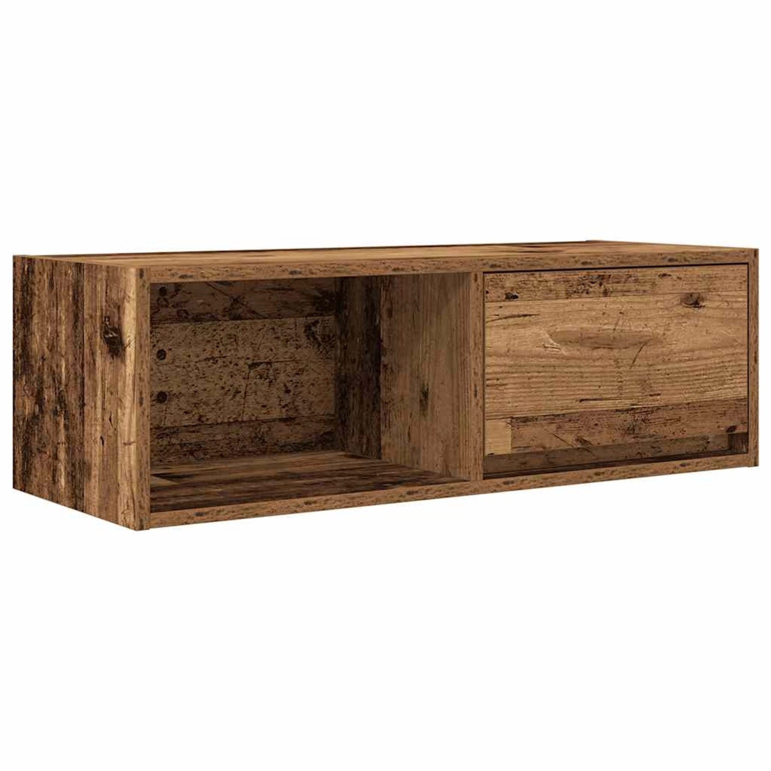 vidaXL TV-Schrank Altholz-Optik 80x31x25,5 cm Holzwerkstoff 861468