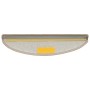 vidaXL Stufenmatten 15 Stk 56x17x3 cm Taupe Halbrund 133882_6
