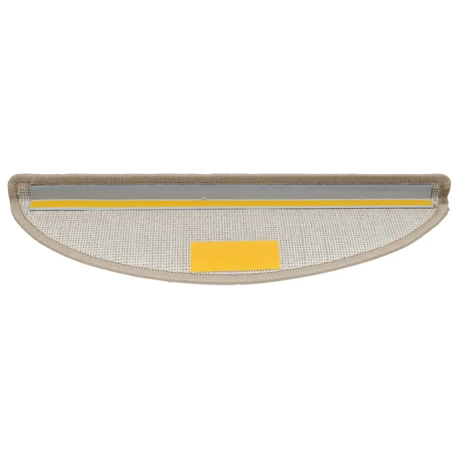 vidaXL Stufenmatten 15 Stk 56x17x3 cm Taupe Halbrund 133882_6