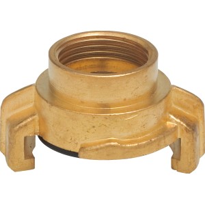 Messing Schnellkupplung Gewindestück IG 30,3 mm (Rp 1) für Gartenschläuche.