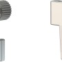 Artiteq Aufhängehaken 2er-Set, silbergrau, für Bilder bis 4 kg.
