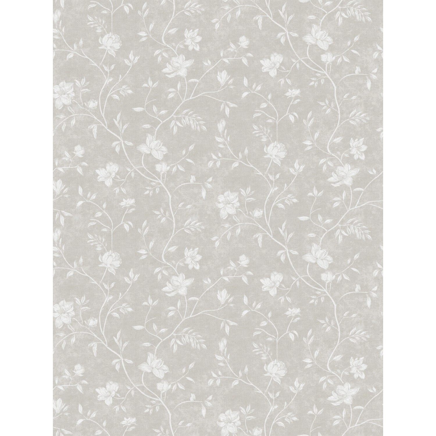 Sanders & Sanders Tapete Blumen Beige Und Weiß 53 Cm X 10 M - 640194 günstig online kaufen