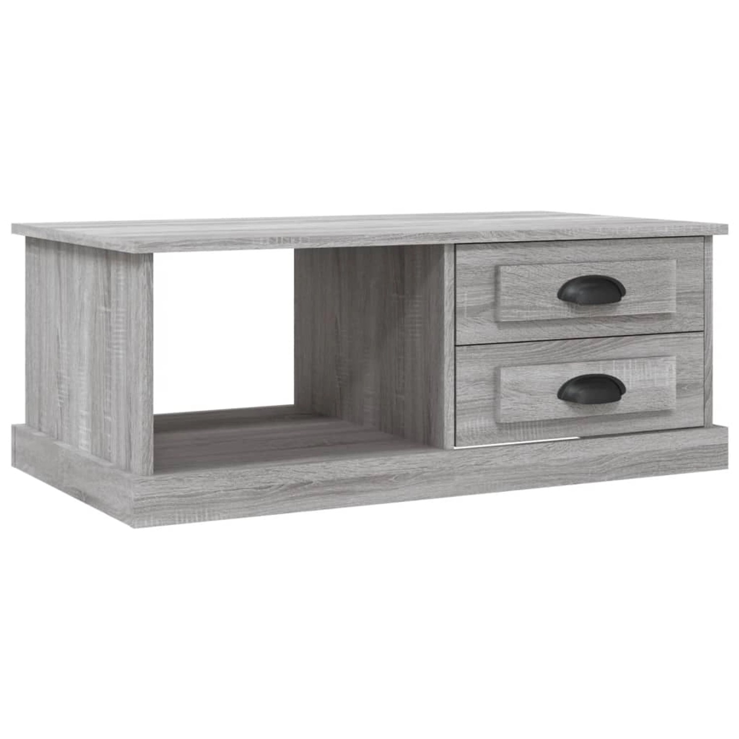 vidaXL Couchtisch Grau Sonoma 90x50x35 cm Holzwerkstoff 816246