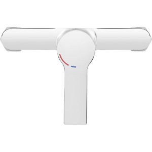 Duscharmatur Bisenzio in Chrom-Optik, Einhebelmischer für Aufputzmontage.