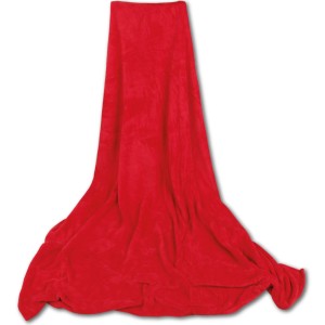 Bestgoodies Mikrofaser Decke in Rot Salsa, 220x240 cm. Kuschelige Wohndecke oder Überwurf.