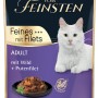Animonda Katzen-Nassfutter vom Feinsten Wild & Pute, 85g. Alleinfutter mit Filetstückchen für ausgewachsene Katzen.