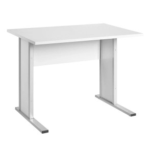 PROREGAL Eckschreibtisch Lion, lichtgrau, 75x155x205 cm. Büromöbel für Homeoffice und Büro.