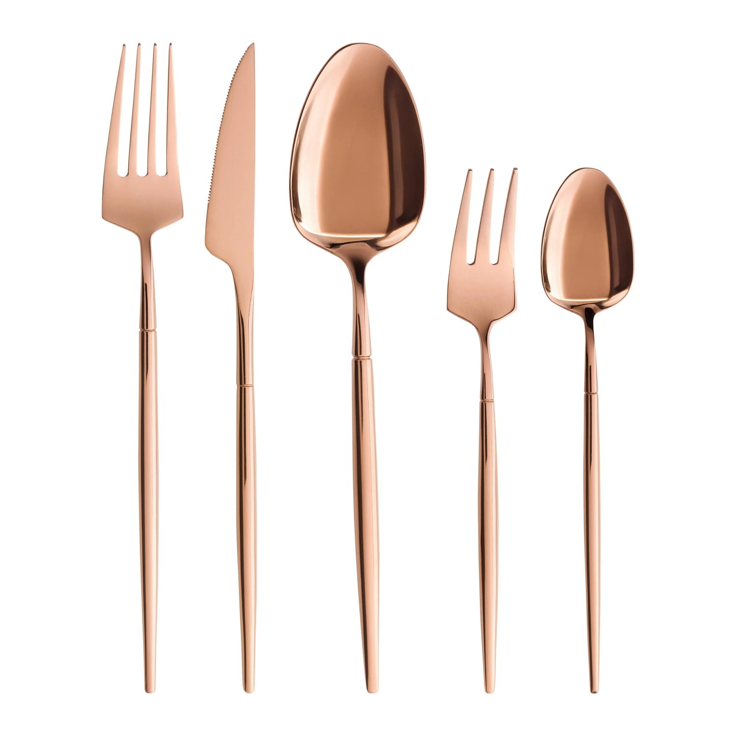 Mömax Besteckset Elegance Kupferfarben, 20-teilig