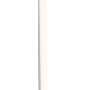 Schlanke LED-Stehleuchte Bella aus Stahl, 150 cm hoch, mit quadratischem Fuß.
