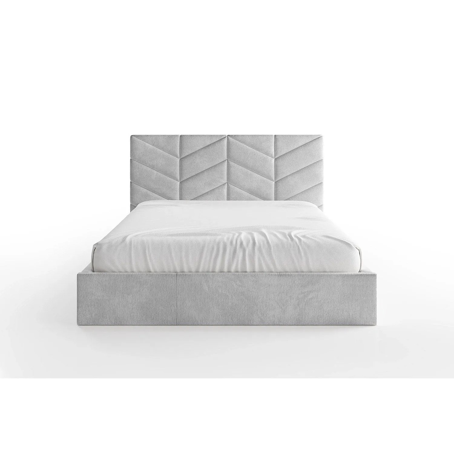 Vente-unique Bett Mit Bettkasten Justani Grau 190 cm