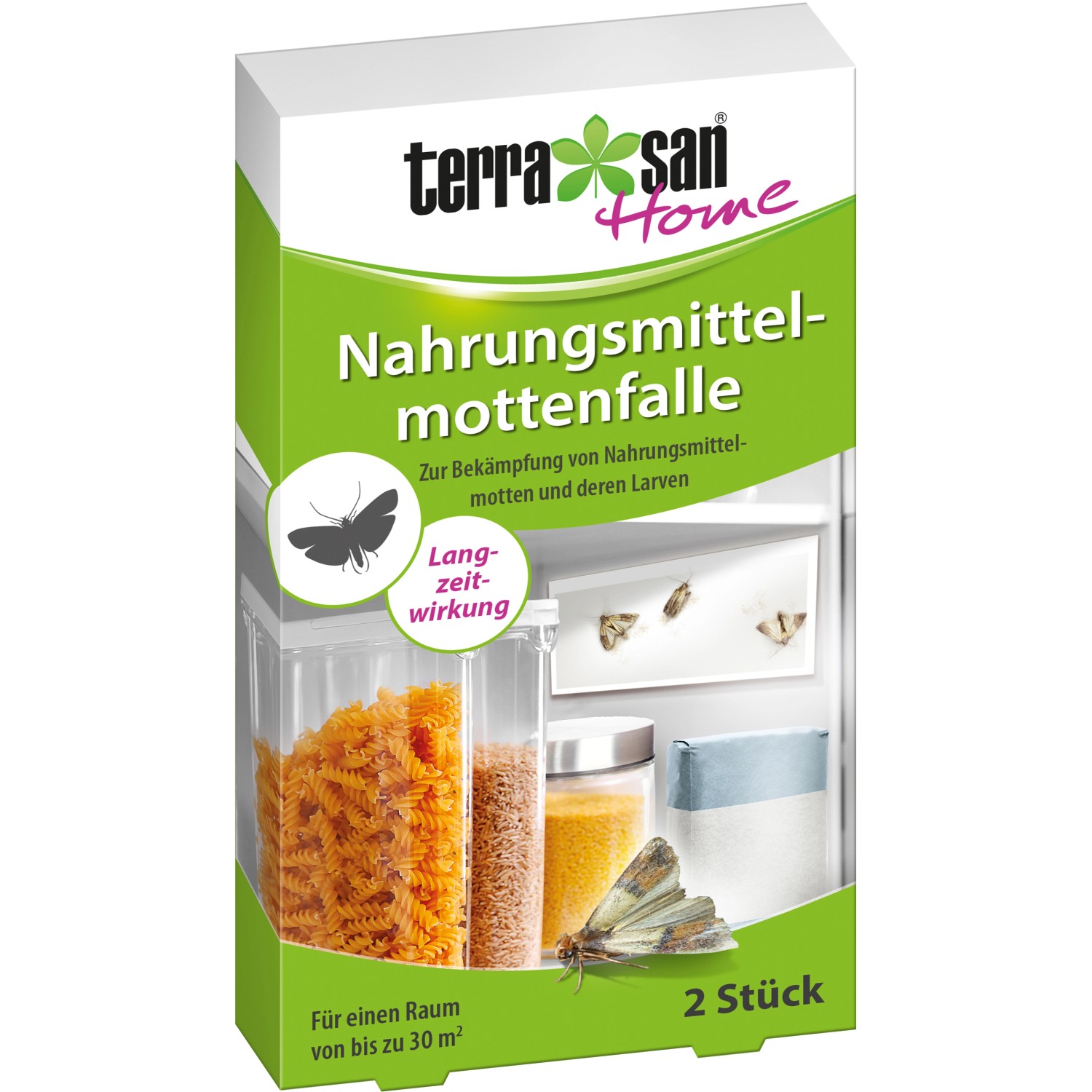 Terrasan Home Nahrungsmittelmotten-Falle Pheromonfalle 2 Stück