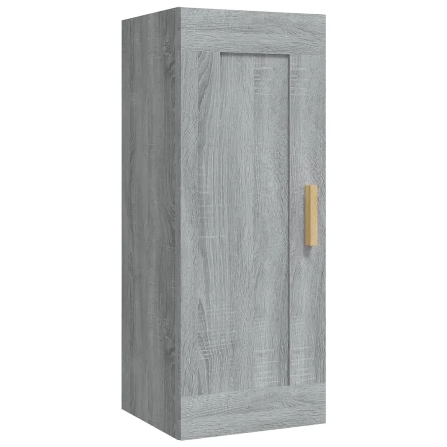 vidaXL Wandschrank Grau Sonoma 35x34x90 cm Holzwerkstoff 817451