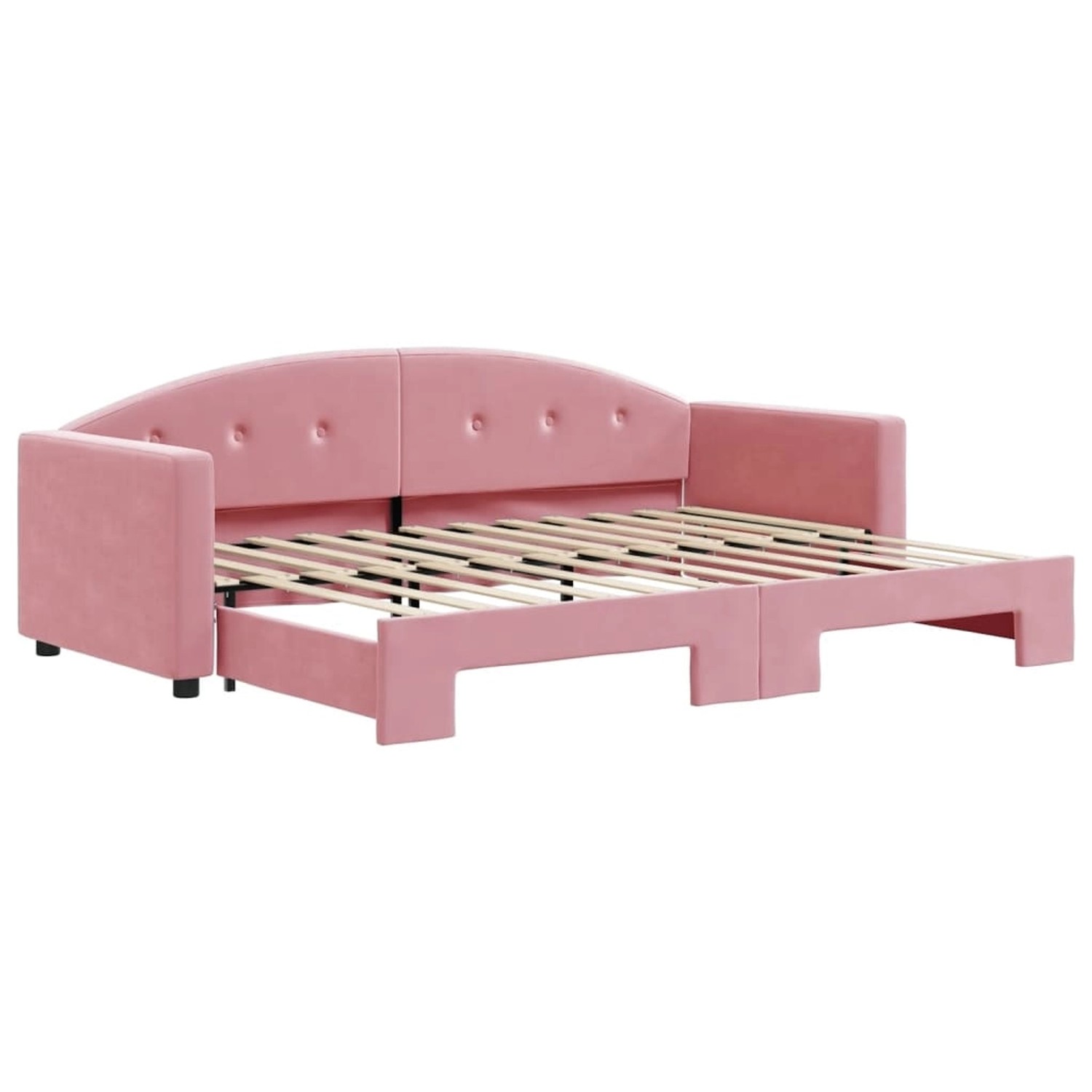 vidaXL Tagesbett Ausziehbar Rosa 80x200 cm Samt1884524 günstig online kaufen