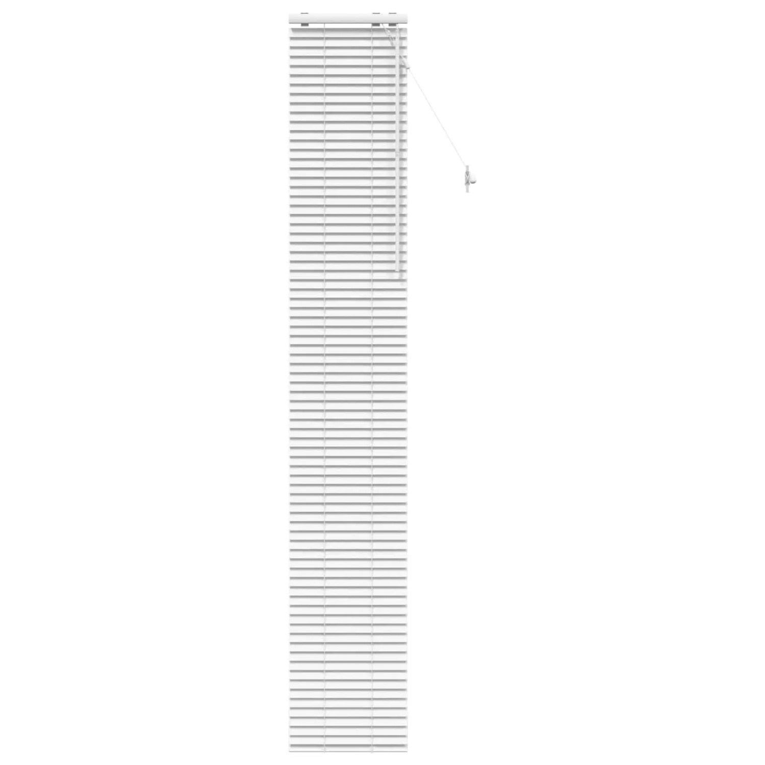 vidaXL Venezianische Jalousie Weiß 50 x 250 cm 35 mm 42015431