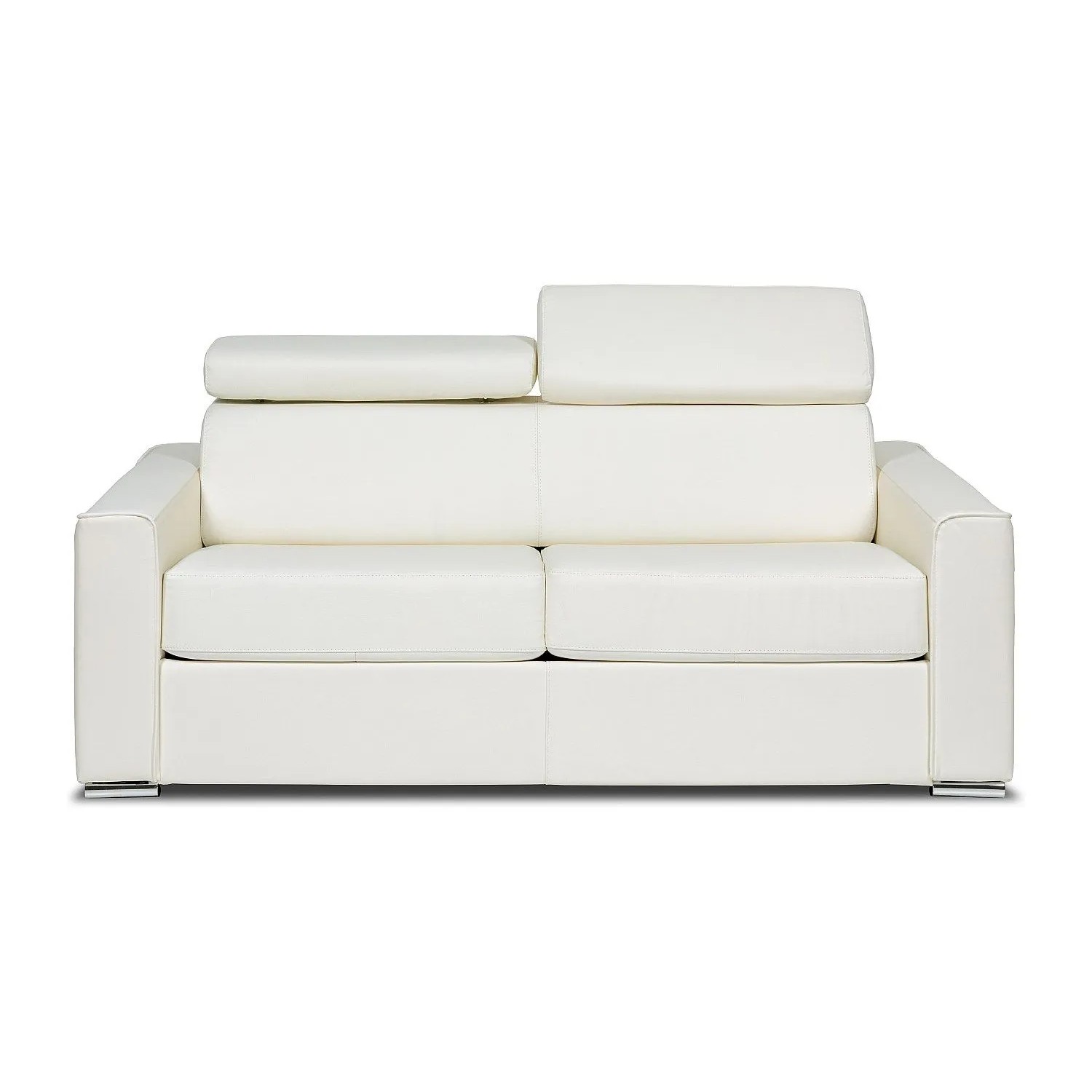 Vente-unique Schlafsofa Vizir Weiß 196 cm