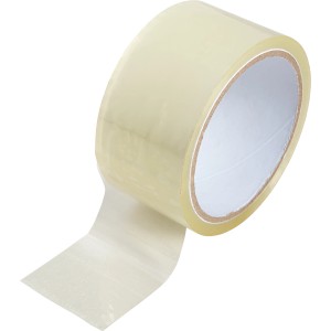 Transparentes Packband, 48 mm x 40 m, zum Verpacken von Kartons.