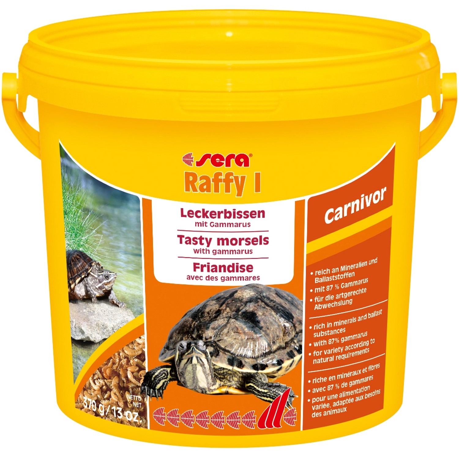 Sera Reptilienfutter Raffy I Nature 3.800 ml (370 g)