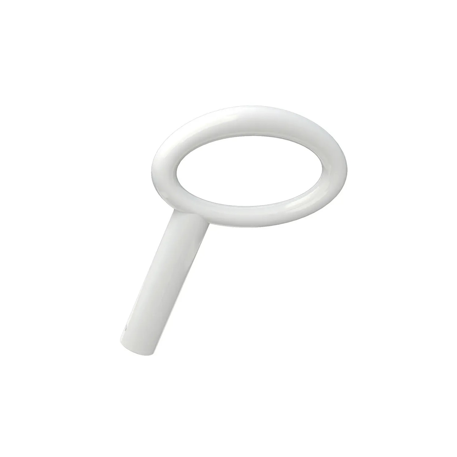 Weißer Summer Fun Orca 020H Poolroboter Bodensauger Griff mit Öse.