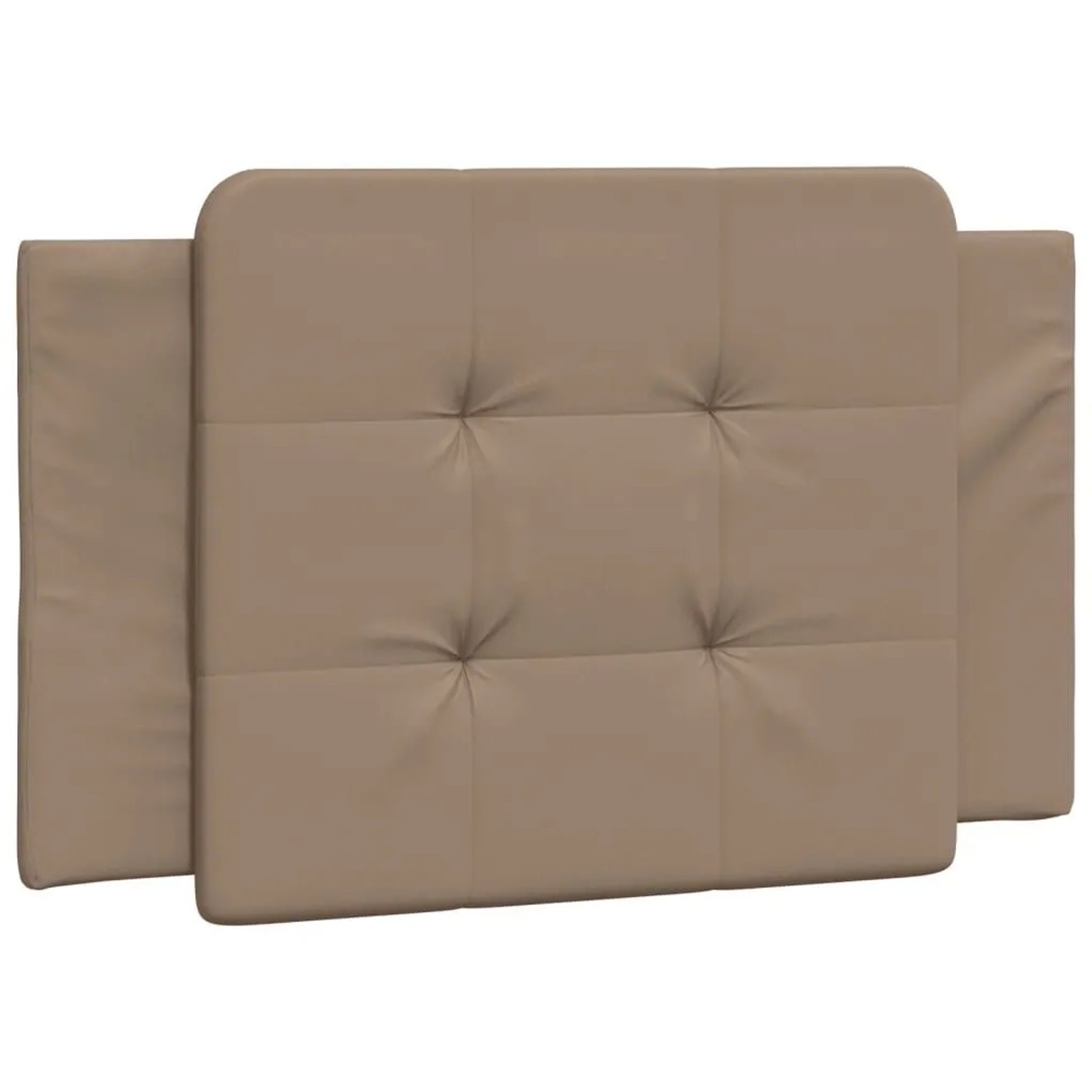 vidaXL Kopfteil-Kissen Zadar Cappuccino-Braun 90 cm Kunstleder 374840