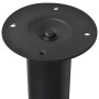 Schwarzes, teleskopisches Tischbein (4er-Set) von vidaXL, höhenverstellbar von 710-1100 mm.