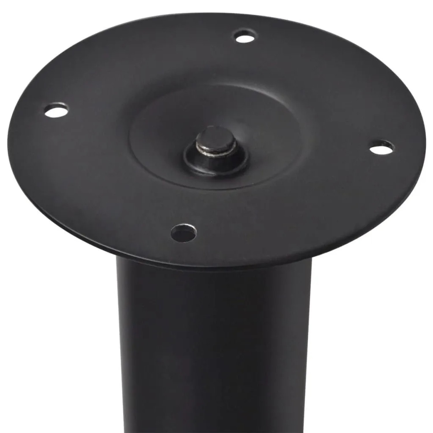 Schwarzes, teleskopisches Tischbein (4er-Set) von vidaXL, höhenverstellbar von 710-1100 mm.